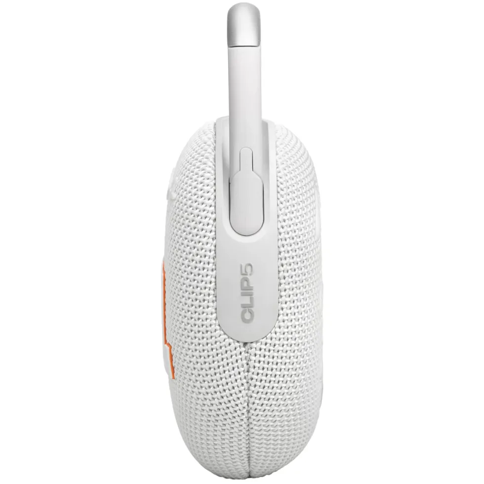 JBL Clip 5 Portabel Bluetooth-høyttaler Hvit