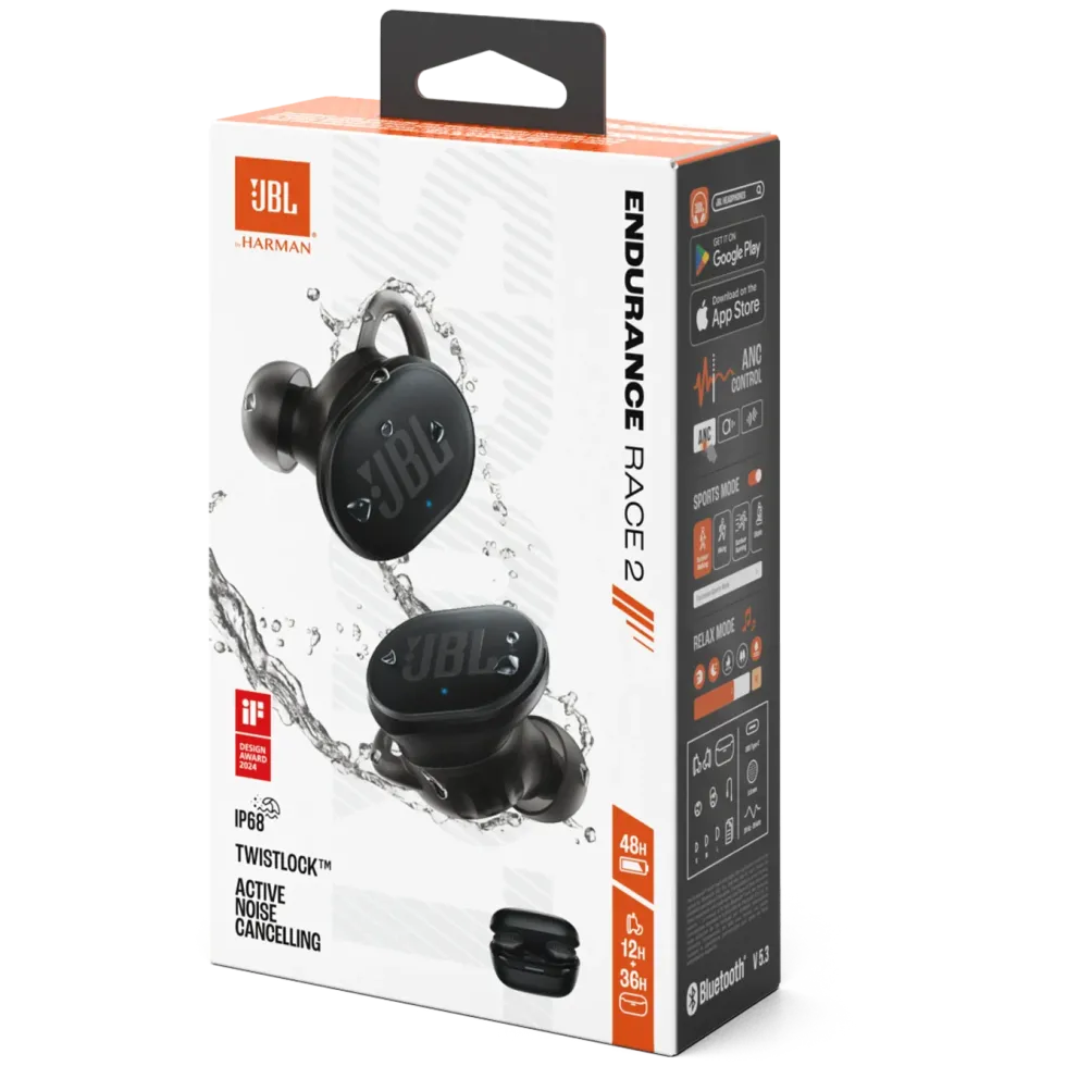 JBL Endurance Race 2 Svart