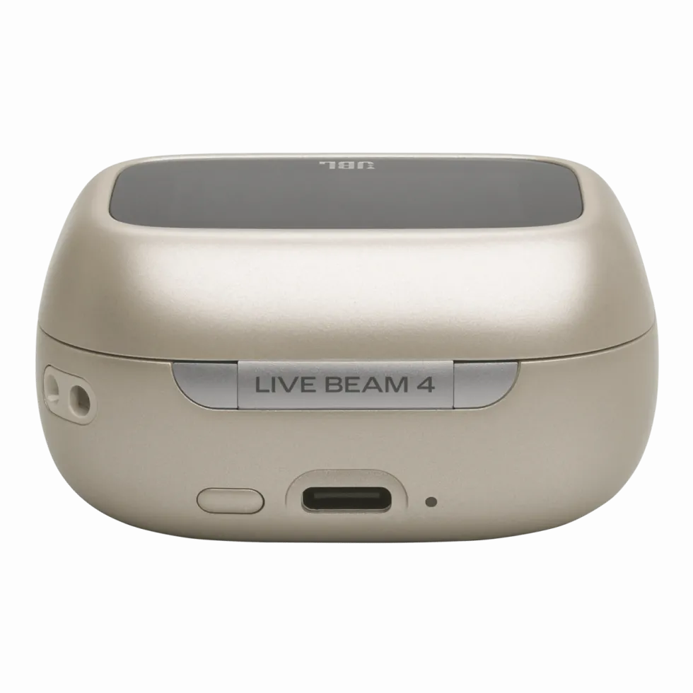 JBL Live Beam 4 trådløse in-ear-hodetelefoner Champagne