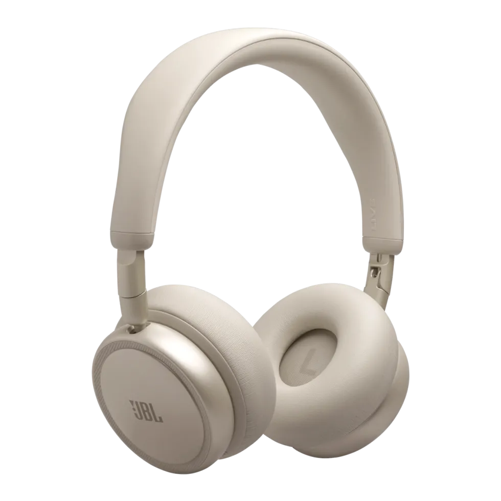 JBL Live 680NC trådløse on-ear-hodetelefoner Champagne