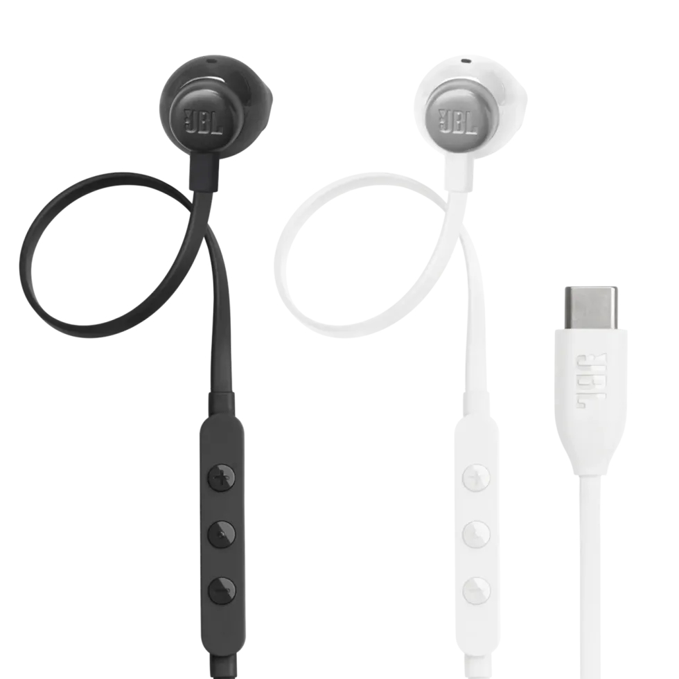 JBL Tune 305C USB-C-hodetelefoner med ledning Svart