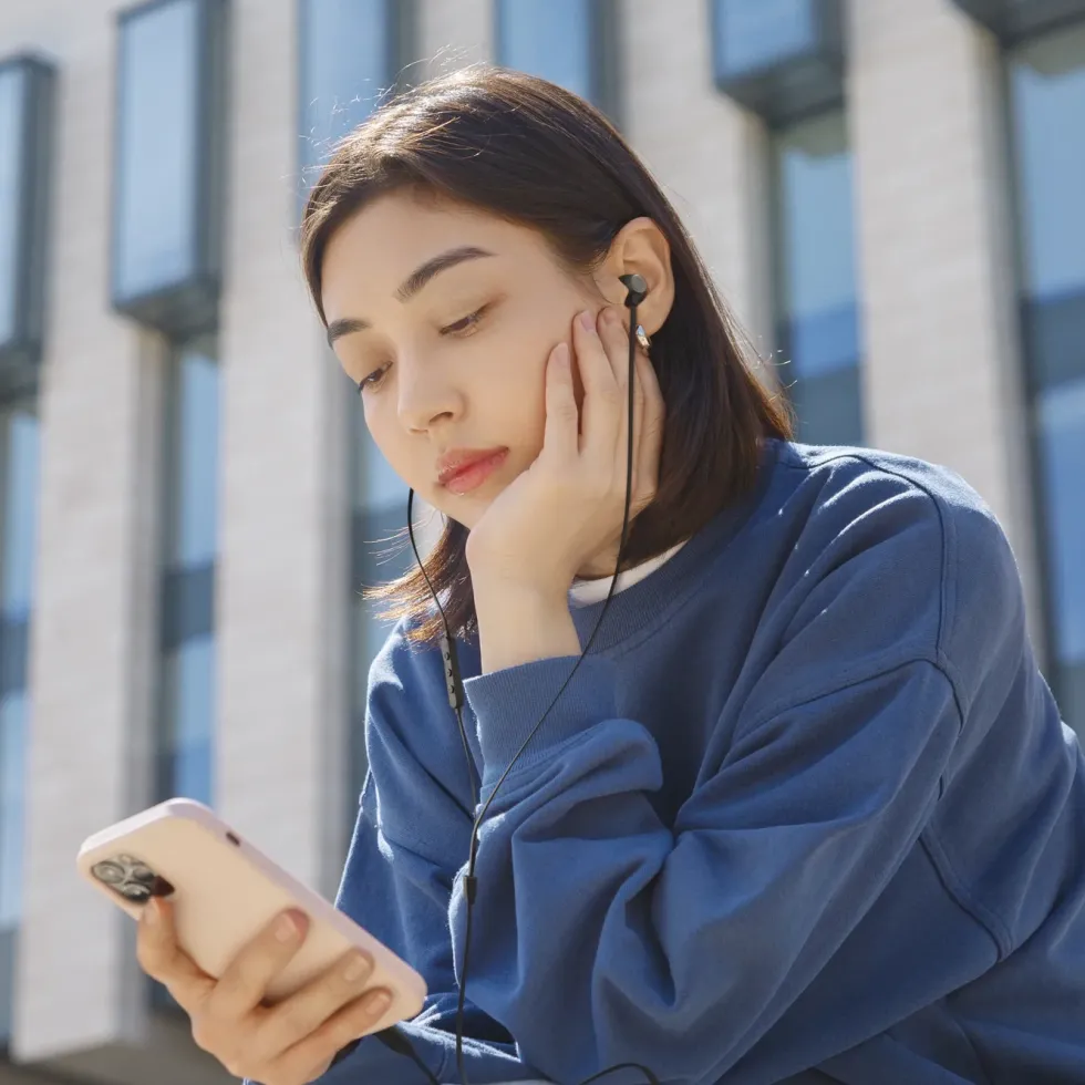 JBL Tune 305C USB-C-hodetelefoner med ledning Hvit