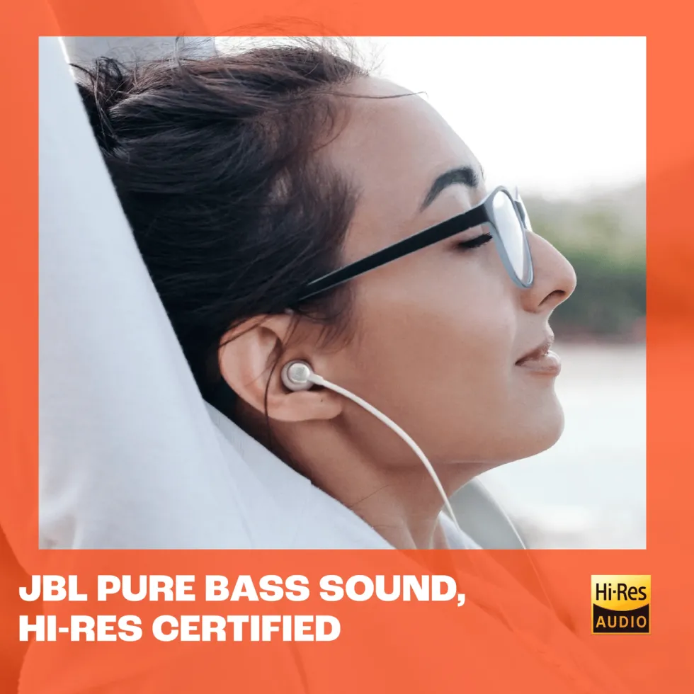 JBL Tune 305C USB-C-hodetelefoner med ledning Hvit