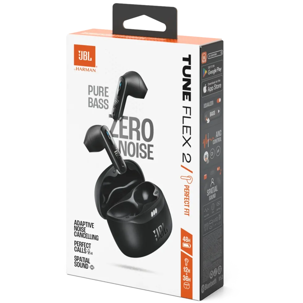 JBL Tune Flex 2 Svart