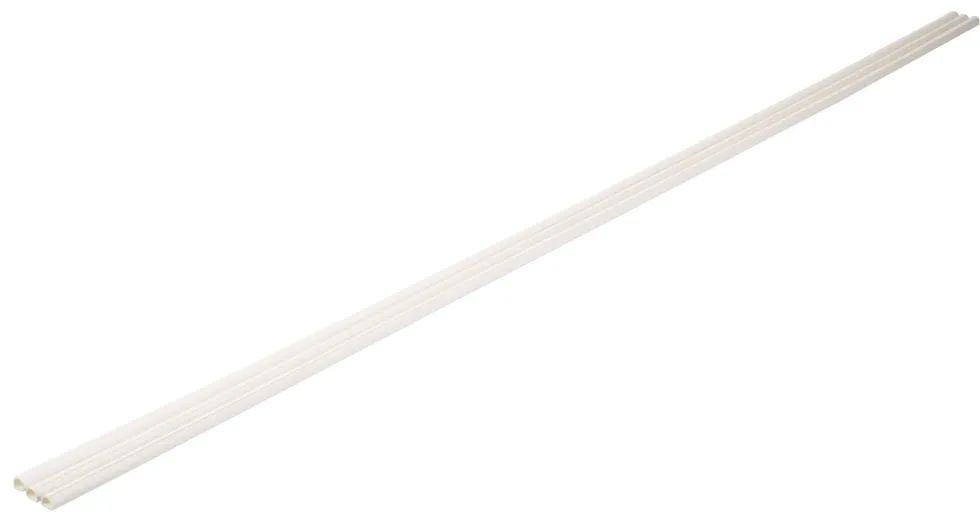 Kabelkanal Hvit 8x7 mm 1 m 3-pk.