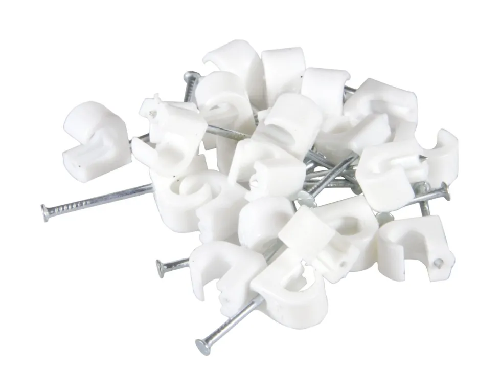 Kabelklemmer for rund kabel 5–7 mm 20-pk.