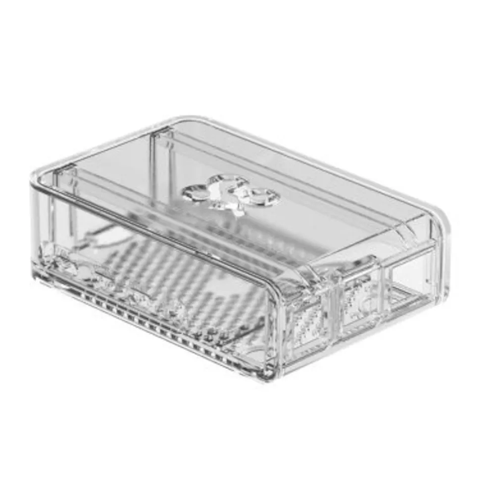 Kabinett for Raspberry Pi 4 Model B Transparent