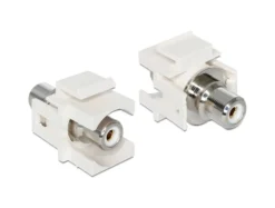Keystone RCA-modul, rød Hvid