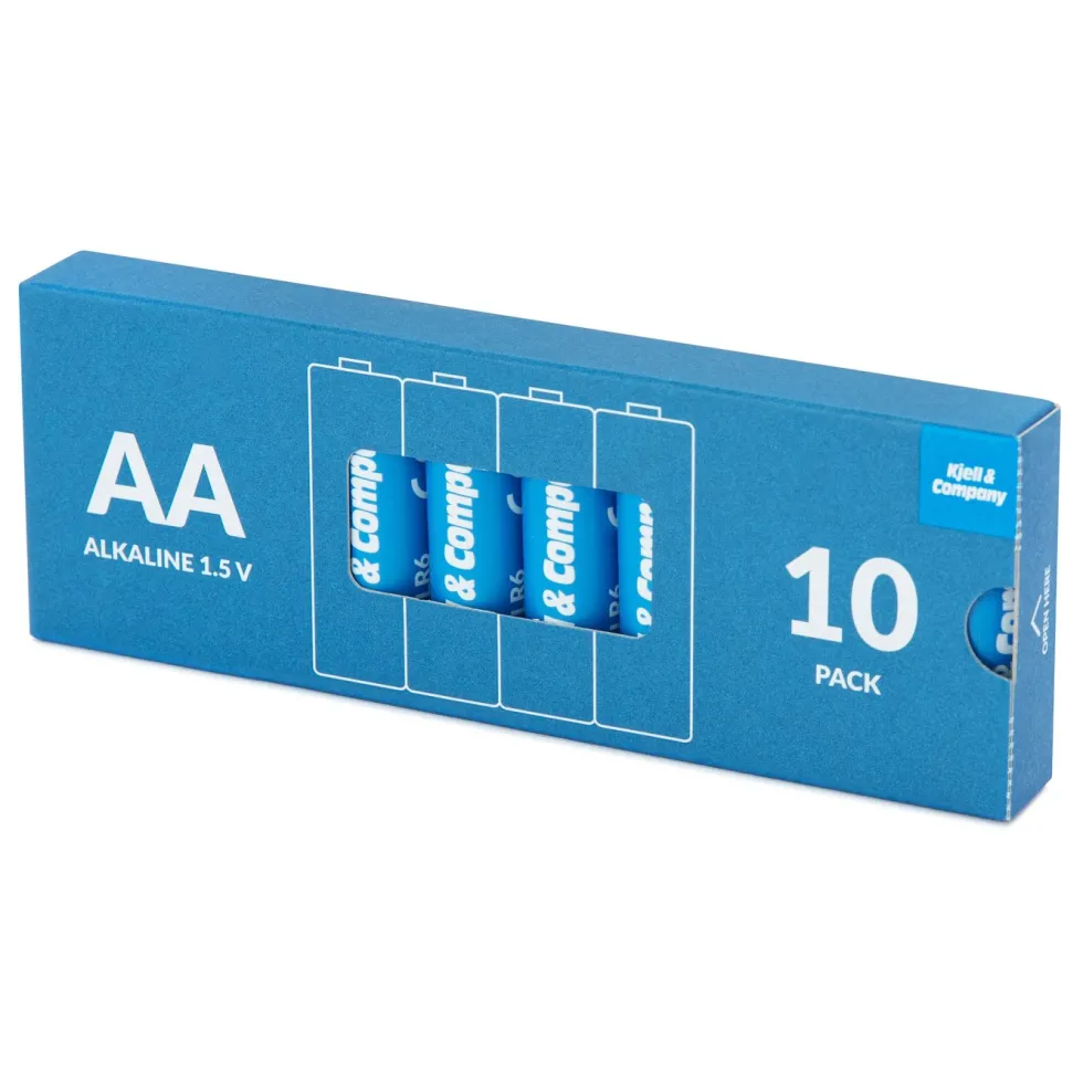 Kjell & Company AA-batterier (LR6) 10-pk.