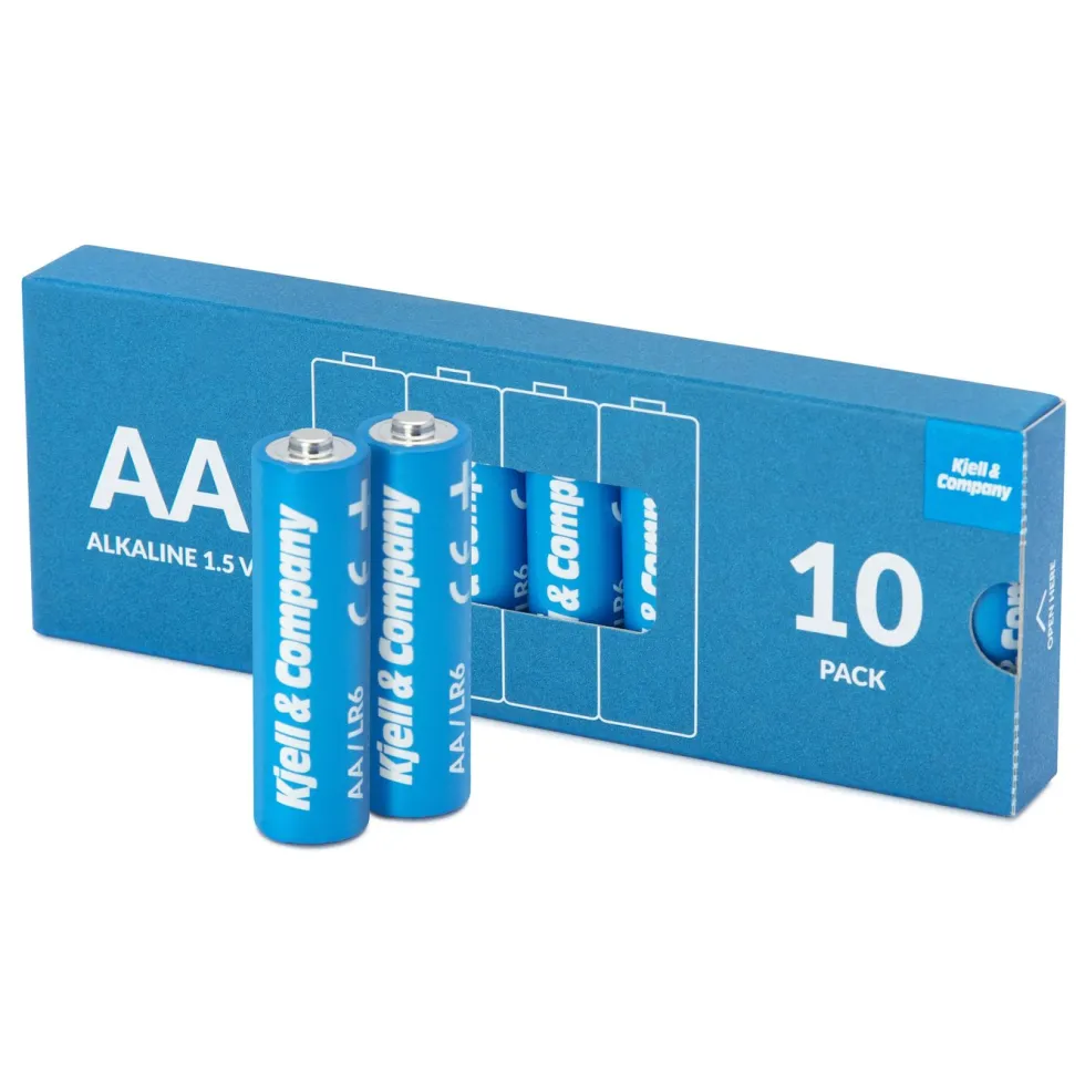 Kjell & Company AA-batterier (LR6) 10-pk.
