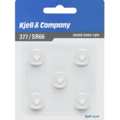 Kjell & Company Knappcellebatteri SR626 (377) 5-pk.
