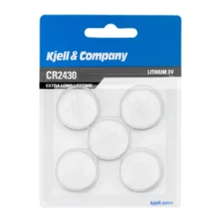 Kjell & Company Litiumbatteri CR2430 5-pk.