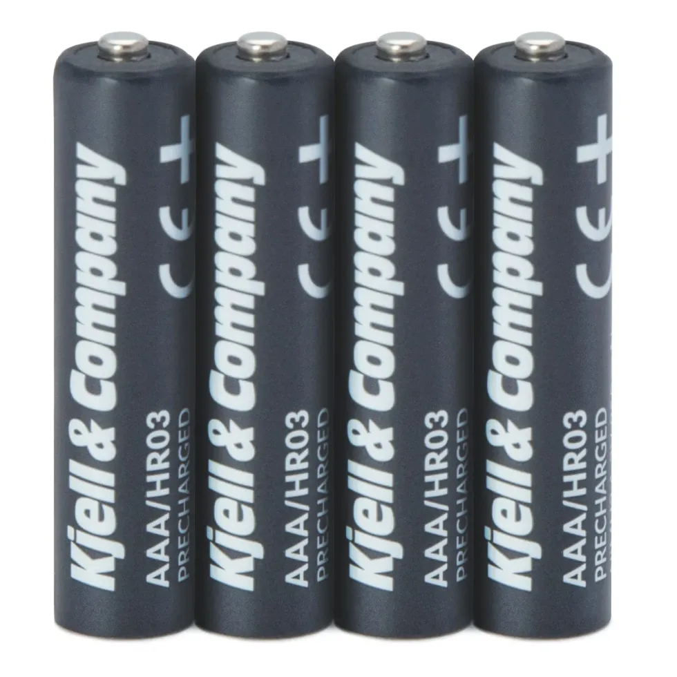 Kjell & Company Oppladbare AAA-batterier 950 mAh 4-pk.