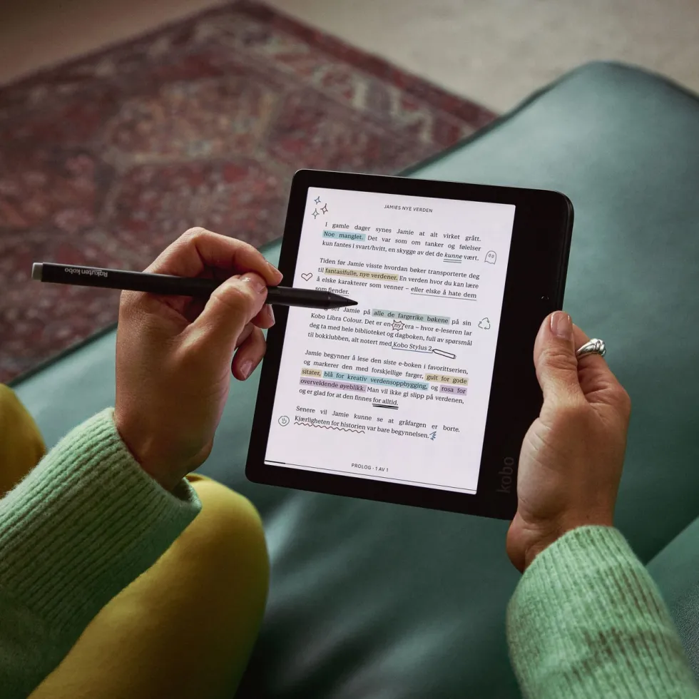 Kobo Libra Colour Lesebrett 7" Hvit