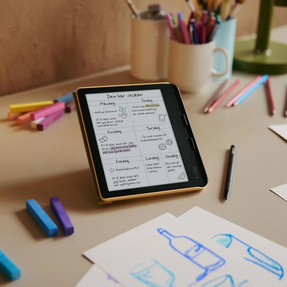 Kobo Libra Colour Lesebrett 7" Hvit