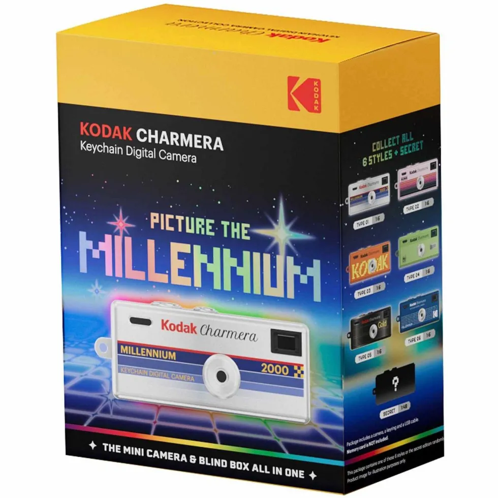 Kodak Charmera Millennium nøkkelringkamera Blind Box