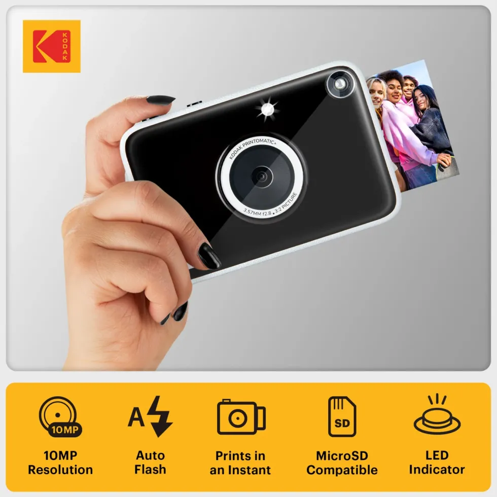 Kodak Instantkamera med blekkfri utskrift