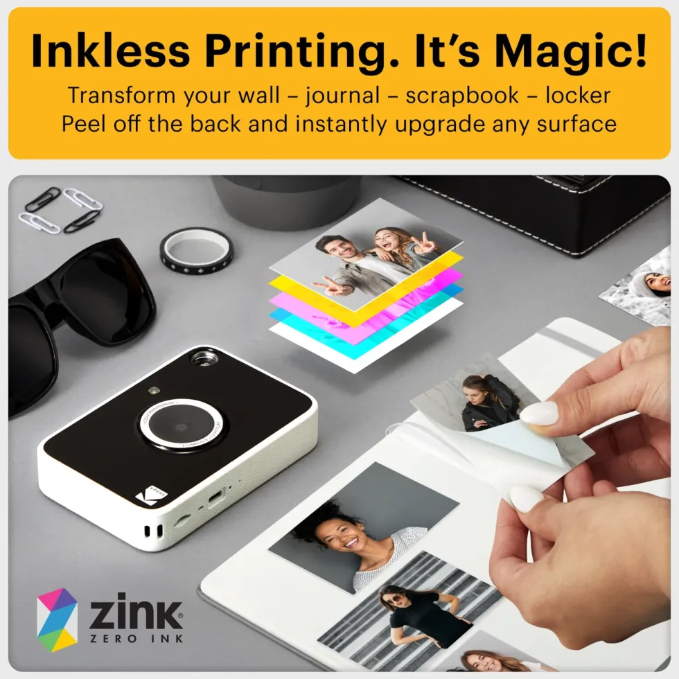 Kodak Instantkamera med blekkfri utskrift