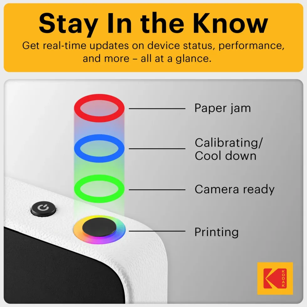 Kodak Instantkamera med blekkfri utskrift