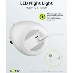 LED-nattlys Isbjørn
