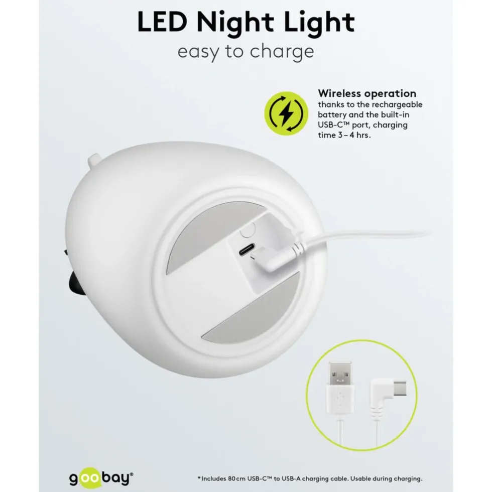 LED-nattlys Isbjørn