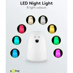 LED-nattlys Isbjørn