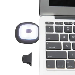 Ledsavers Lue med LED-lykt Hvit