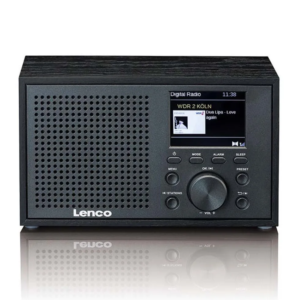 Lenco DAR-017BK DAB+ FM-radio med Bluetooth