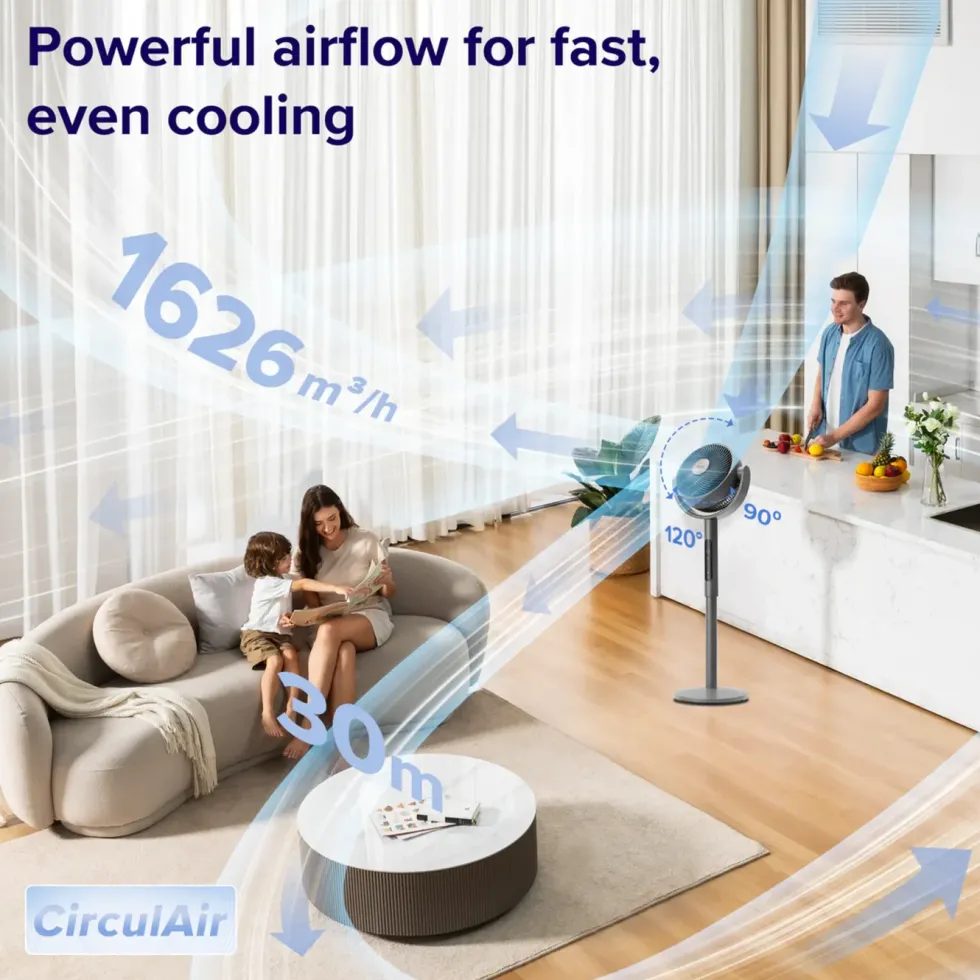 Levoit CirculAir Pedestal Fan gulvvifte
