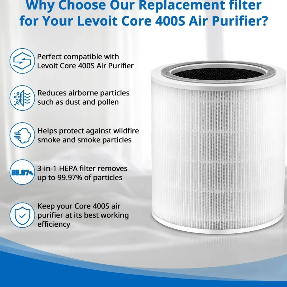 Levoit Core 400S 3-trinnsfilter