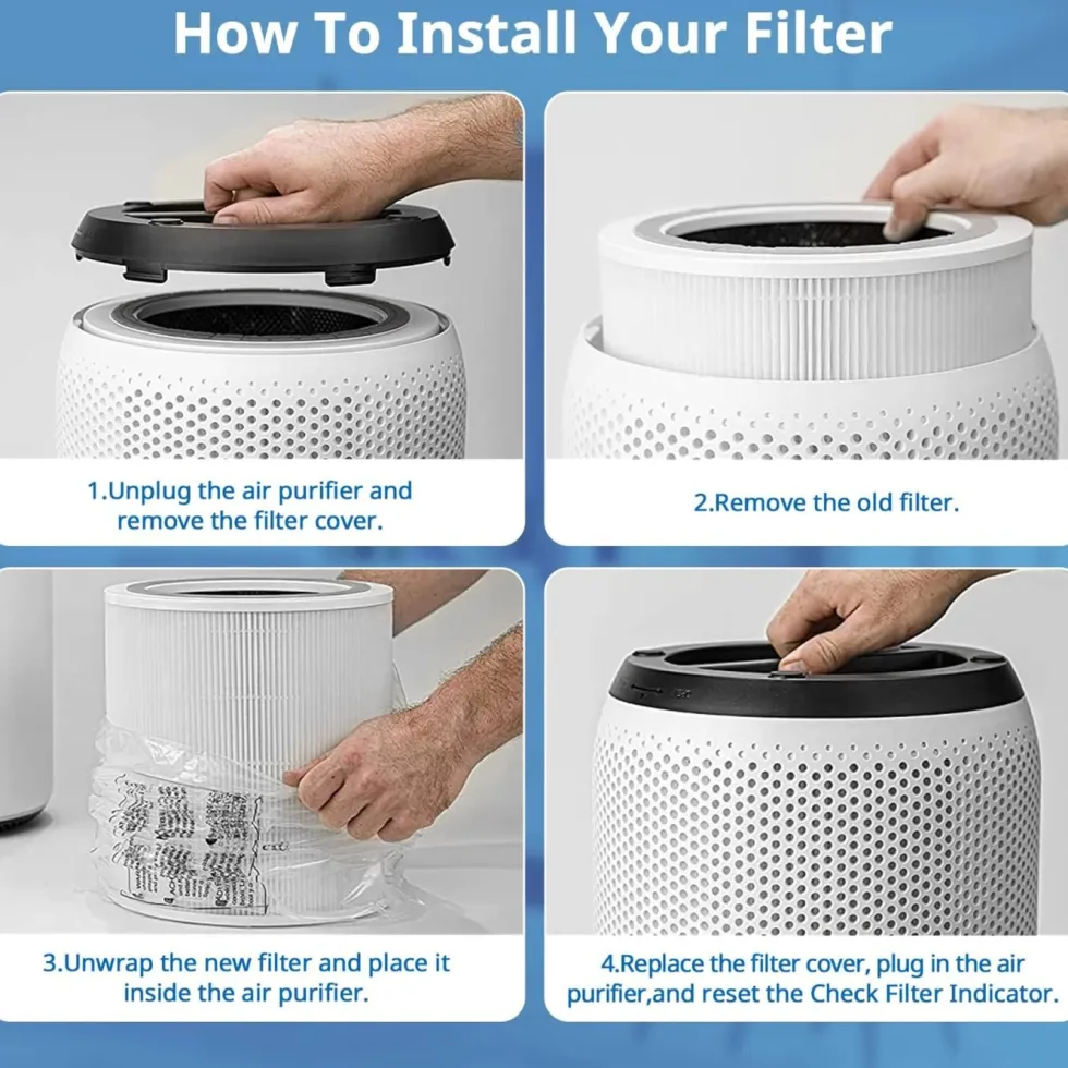 Levoit Core 400S 3-trinnsfilter