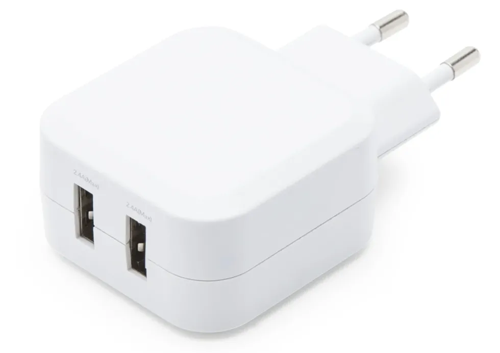 Linocell 4,8 A USB-lader med to porter