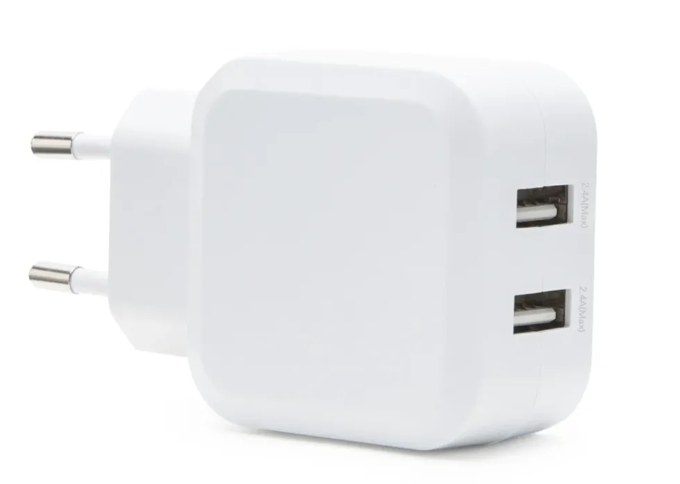 Linocell 4,8 A USB-lader med to porter