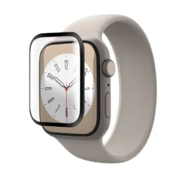 Linocell Elite Extreme Curved Skjermbeskytter for Apple Watch Series 7, 8 og 9 45 mm