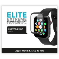 Linocell Elite Extreme Curved Skjermbeskytter for Apple Watch Series 5, 6 og SE 40 mm