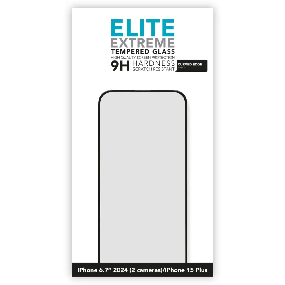 Linocell Elite Extreme Curved Skjermbeskytter for iPhone 16 Plus