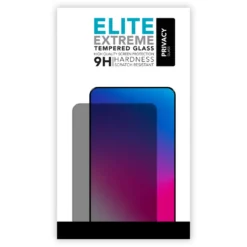 Linocell Elite Extreme Privacy Glass Skjermbeskytter for iPhone 15 Pro Max og 16 Plus