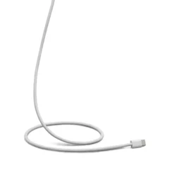 Linocell Flettet USB-A- til USB-C-kabel Hvit 1 m
