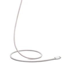 Linocell Flettet USB-C- til Lightning-kabel Rosa 1 m