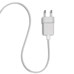 Linocell Flettet USB-C- til Lightning-kabel Hvit 2 m