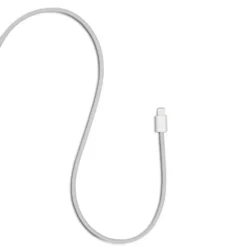Linocell Flettet USB-C- til Lightning-kabel Hvit 1 m