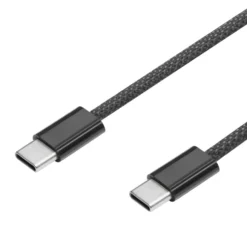 Linocell Flettet USB-C- til USB-C-kabel 240W Svart 1 m