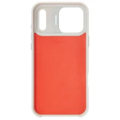 Linocell Flip Stand Case Mobildeksel for iPhone 17 Pro Max Hvit