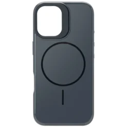 Linocell Flip Stand Case Mobildeksel for iPhone 17 Svart