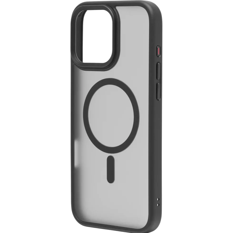 Linocell Hard Case Mobildeksel for iPhone 16 Pro Max Svart