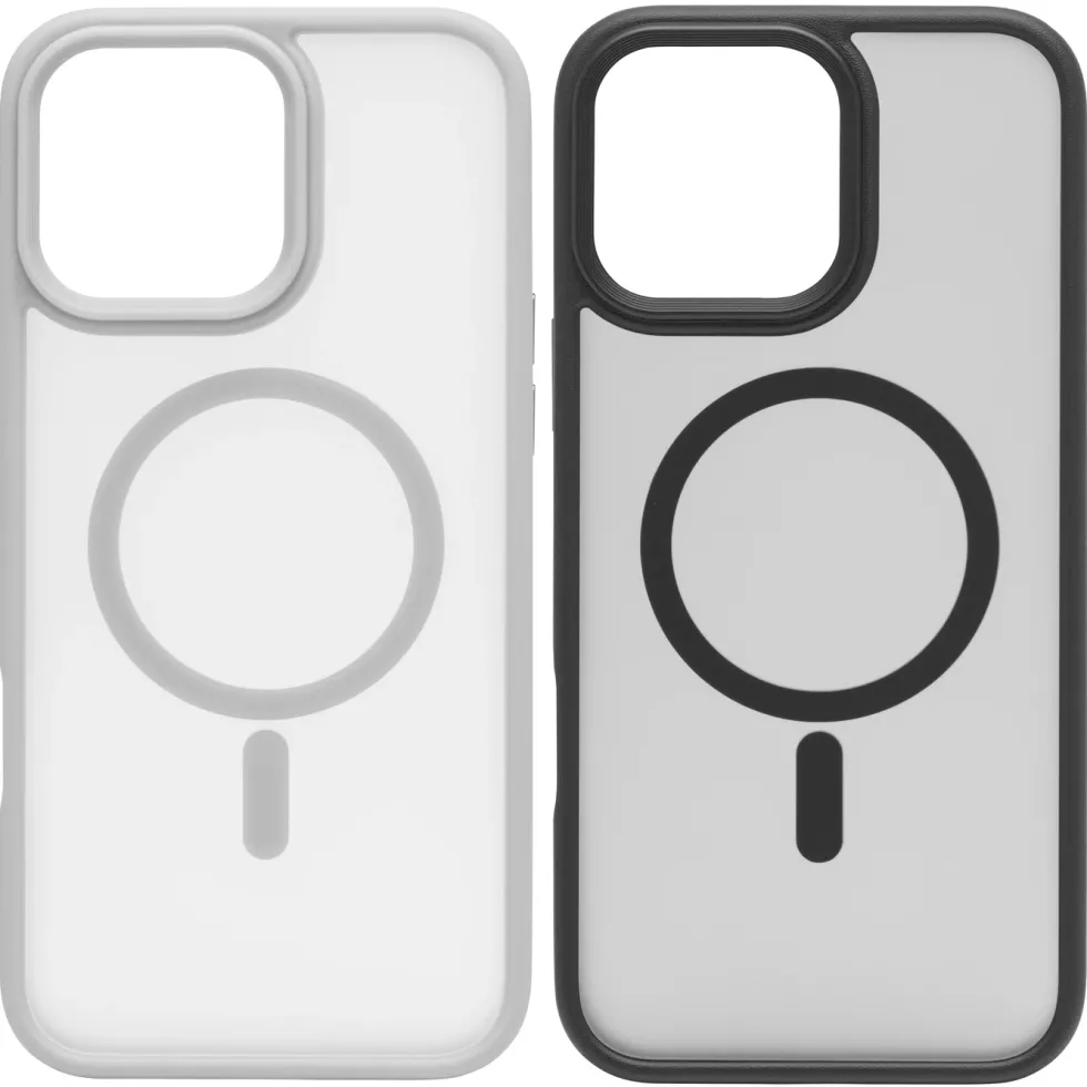 Linocell Hard Case Mobildeksel for iPhone 16 Pro Max Svart