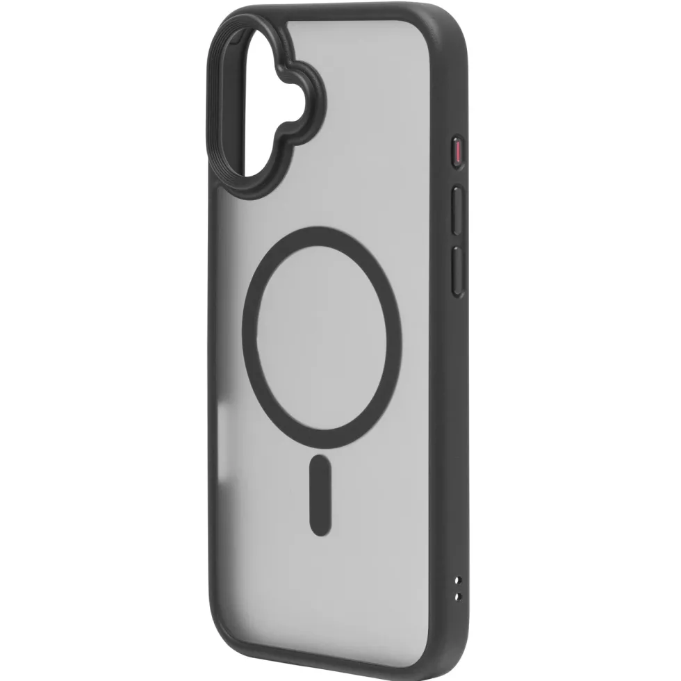 Linocell Hard Case Mobildeksel for Iphone 16 Plus Magsafe Svart