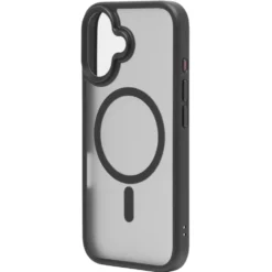 Linocell Hard Case Mobildeksel for iPhone 16 Svart