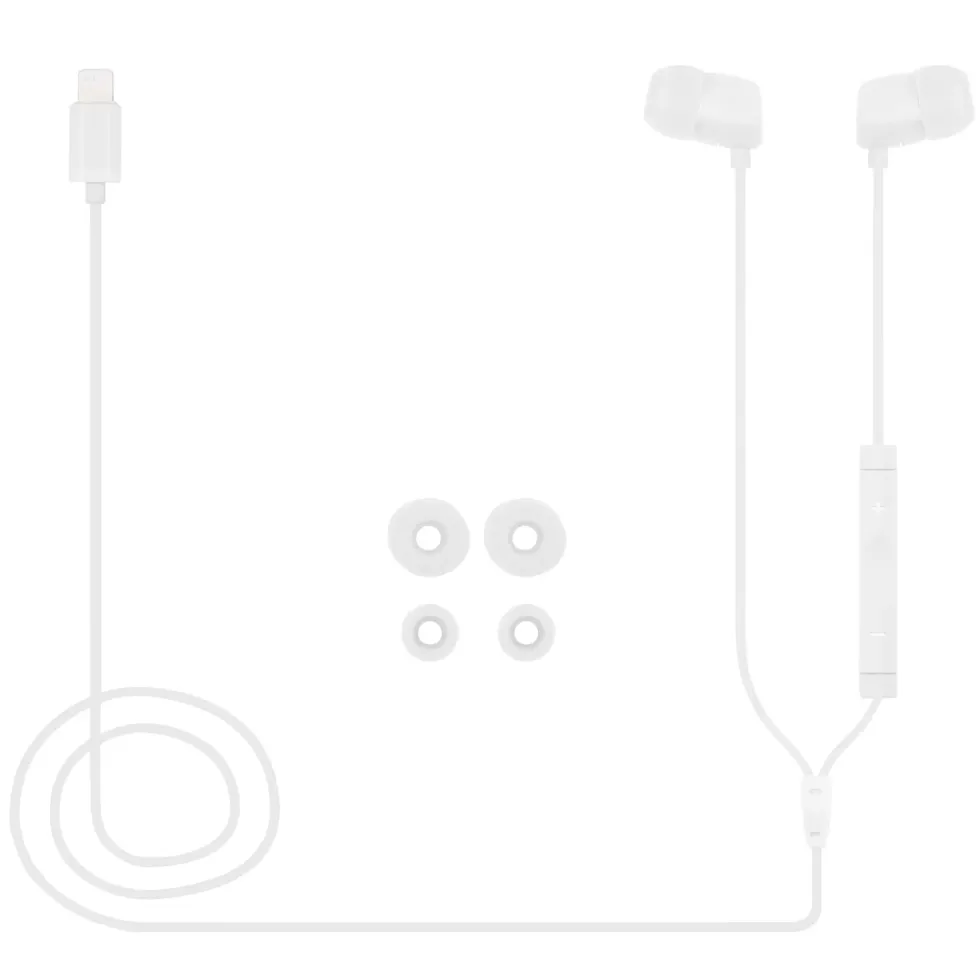 Linocell In-ear Lightning-hodetelefoner Hvit