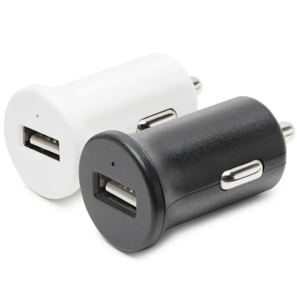 Linocell Mini USB-billader 2,4 A Svart